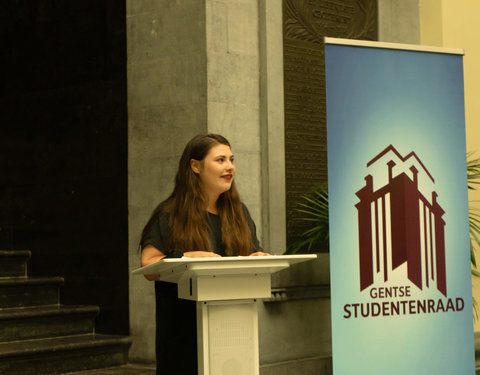 Overdracht voorzitterschap 2018/2019 Gentse Studentenraad