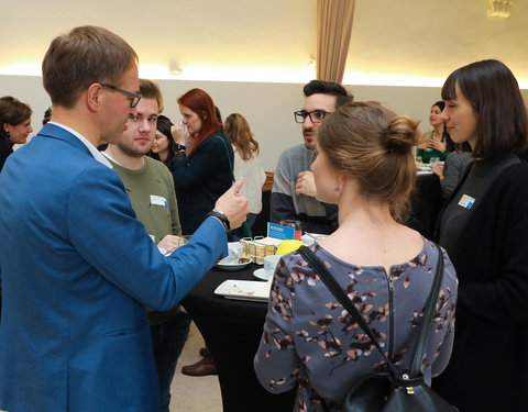 Onthaalontbijt voor nieuwe UGent medewerkers gestart van 18/09/2018 tot 22/11/2018