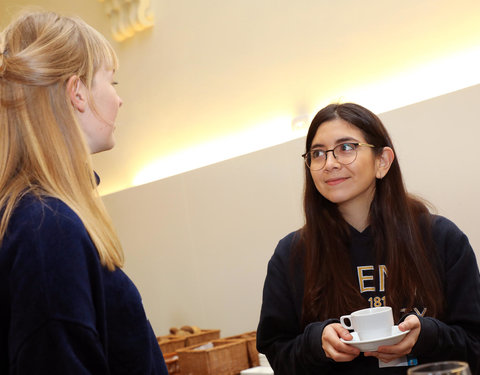 Onthaalontbijt voor nieuwe UGent medewerkers gestart van 18/09/2018 tot 22/11/2018