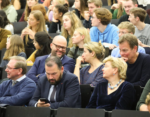 Openingscollege Politicologie met Vlaams minister-president Jan Jambon