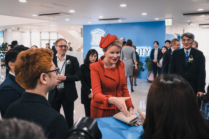 Koningin bezoekt UGent Global Campus in Korea