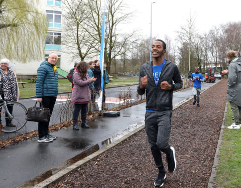 Opening Pimp your Campus-tuin en inhuldiging van looppad op Campus Sterre