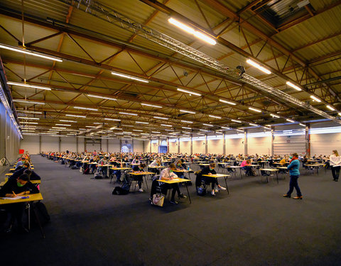 On campus examens in Flanders Expo