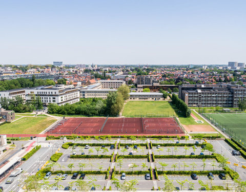 Drone opnamen Campus Schoonmeersen