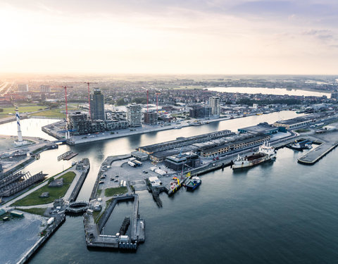 Drone opnamen haven Oostende