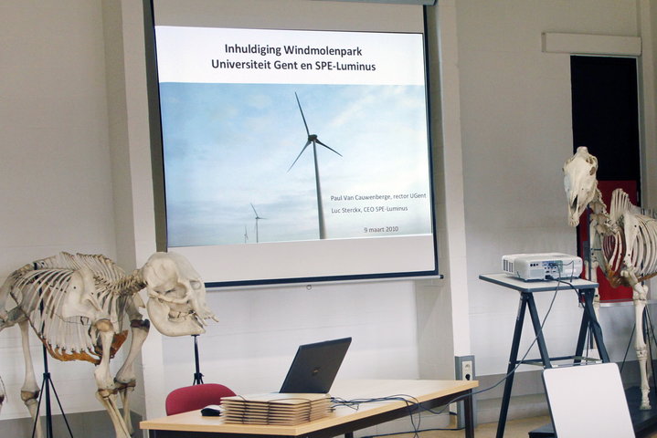 Officiële inhuldiging windmolenpark UGent en SPE-Luminus te Melle-14121