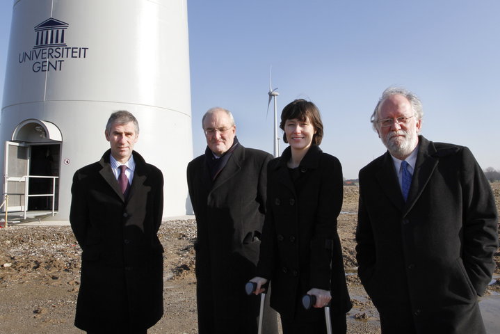 Officiële inhuldiging windmolenpark UGent en SPE-Luminus te Melle-14161