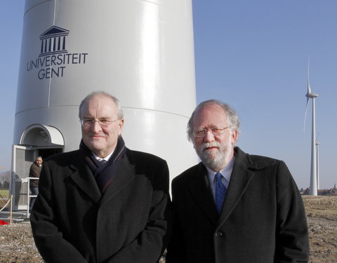 Officiële inhuldiging windmolenpark UGent en SPE-Luminus te Melle-14163