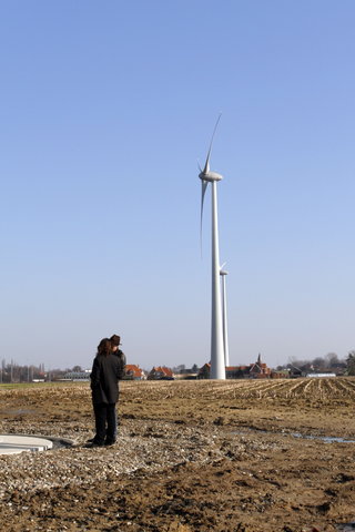 Officiële inhuldiging windmolenpark UGent en SPE-Luminus te Melle-14165