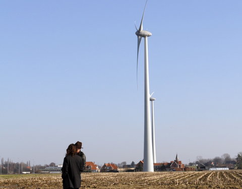 Officiële inhuldiging windmolenpark UGent en SPE-Luminus te Melle-14165