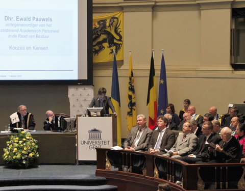 Plechtige opening academiejaar 2010/2011 aan de Universiteit Gent-17233