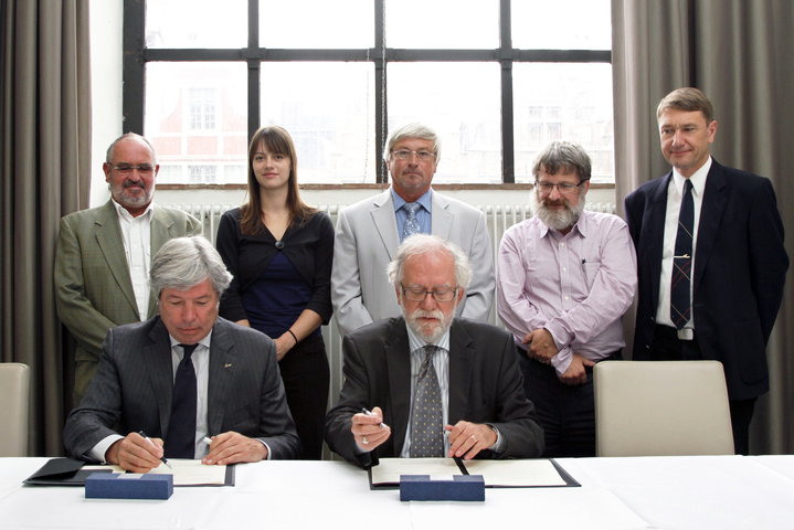 Ondertekening samenwerkingsovereenkomst met de Hogere Zeevaartschool (HZS) voor 2 nieuwe postgraduaatsopleidingen in de Hydrogra