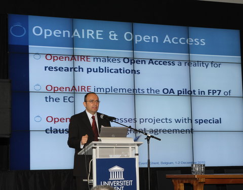 Voorstelling van de eerste resultaten van OpenAIRE, een Europees project rond open access van onderzoeksresultaten-18933