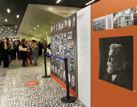 Opening tentoonstelling ' Brainstormen in Brussel, 100 jaar Solvayraden voor Fysica'