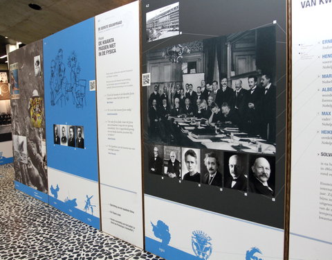 Opening tentoonstelling ' Brainstormen in Brussel, 100 jaar Solvayraden voor Fysica'-20096