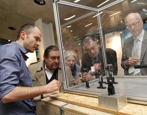Opening tentoonstelling ' Brainstormen in Brussel, 100 jaar Solvayraden voor Fysica'-20100