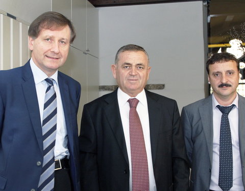 Bezoek van de rector van de 'Polytechnic University of Tirana'-20865