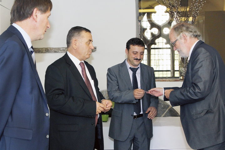 Bezoek van de rector van de 'Polytechnic University of Tirana'-20869