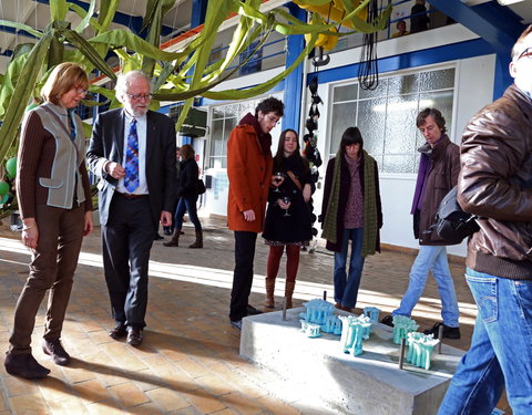 Opening tentoonstelling 'Marine Art, Zeewetenschap zet zeil naar de kunstenwereld', een samenwerking tussen UGent, de Academie v