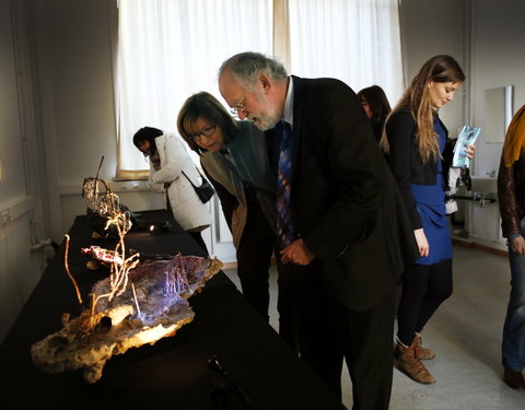 Opening tentoonstelling 'Marine Art, Zeewetenschap zet zeil naar de kunstenwereld', een samenwerking tussen UGent, de Academie v