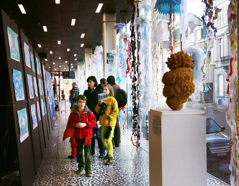 Opening tentoonstelling 'Marine Art, Zeewetenschap zet zeil naar de kunstenwereld', een samenwerking tussen UGent, de Academie v