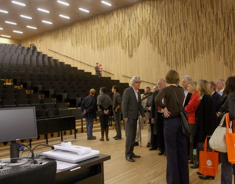 Openstelling van het Universiteitsforum (Ufo) in de Sint-Pietersnieuwstraat n.a.v. 'dag van de architectuur'-30399