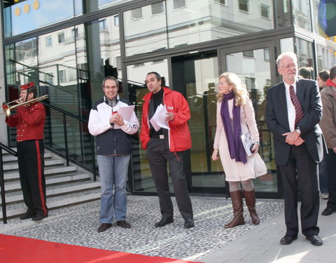 Officiële opening van het Universiteitsforum (Ufo) in de Sint-Pietersnieuwstraat-30421