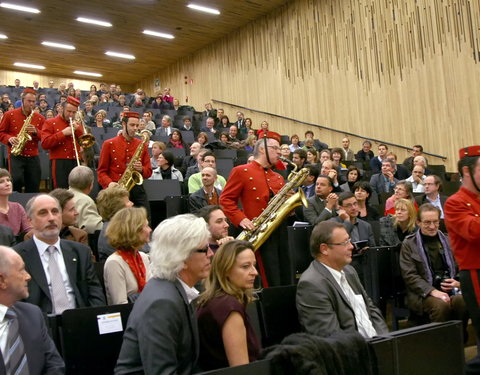 Officiële opening van het Universiteitsforum (Ufo) in de Sint-Pietersnieuwstraat-30462