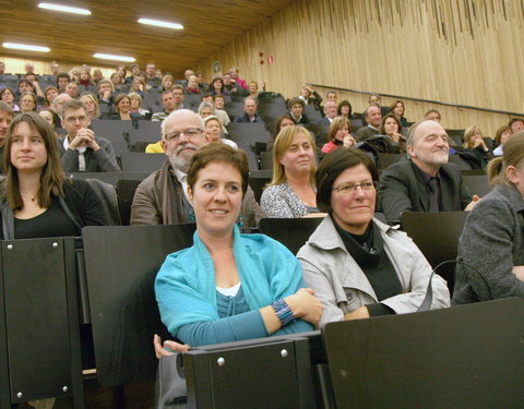 Officiële opening van het Universiteitsforum (Ufo) in de Sint-Pietersnieuwstraat-30468