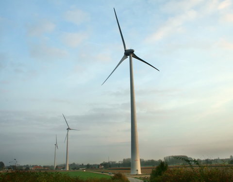 Windturbines op Proefhoeve van de site Melle-30696