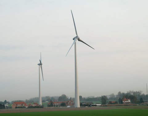 Windturbines op Proefhoeve van de site Melle-30698