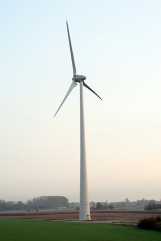 Windturbines op Proefhoeve van de site Melle-30701