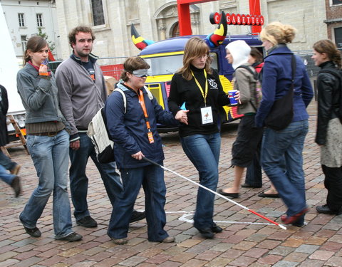 Student Kick-off 2007 op het Sint-Pietersplein-33676