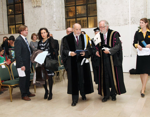 Uitreiking institutioneel eredoctoraat UGent in samenwerking met de Stad Gent aan Tahar Ben Jelloun-3659