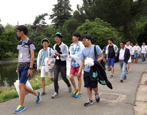 Koreaanse scholieren (Seoul) bezoeken UGent-44434