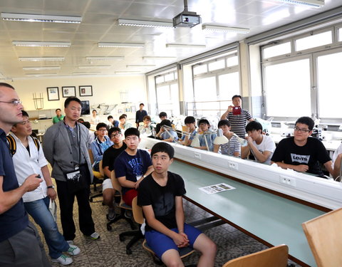 Koreaanse scholieren (Seoul) bezoeken UGent-44452