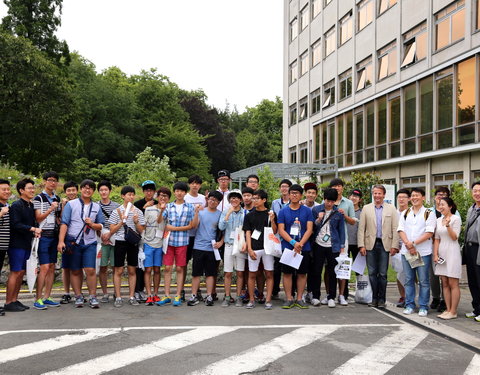 Koreaanse scholieren (Seoul) bezoeken UGent-44454