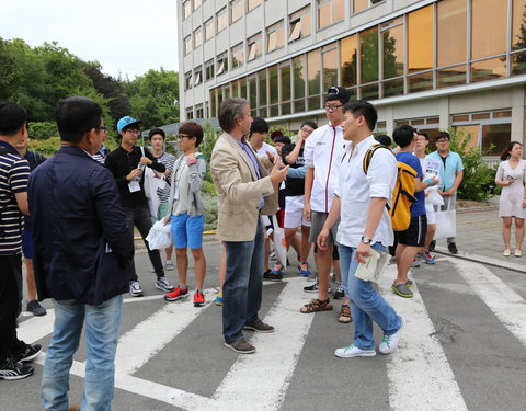 Koreaanse scholieren (Seoul) bezoeken UGent-44455