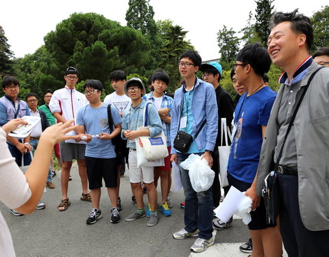 Koreaanse scholieren (Seoul) bezoeken UGent-44457