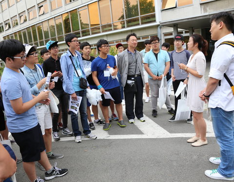 Koreaanse scholieren (Seoul) bezoeken UGent-44458