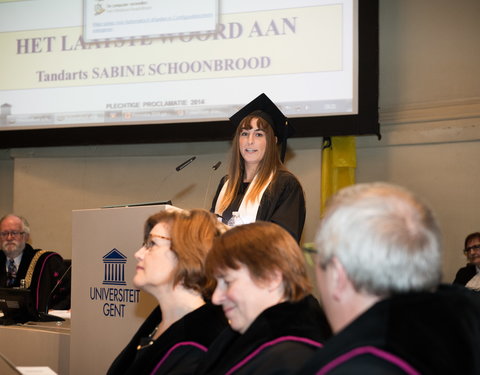 Proclamatie 2013/2014 faculteit Geneeskunde en Gezondheidswetenschappen-46298