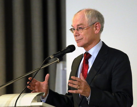 Quetelet college met Herman Van Rompuy