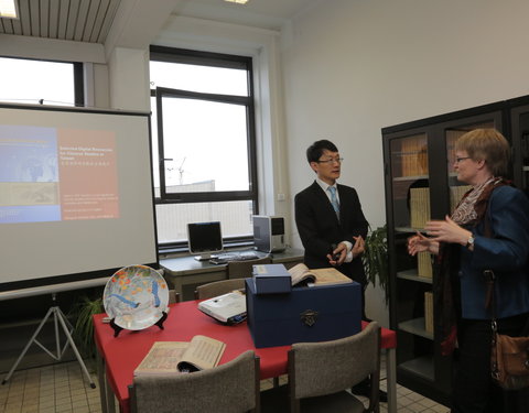 Opening Taiwan Resource Center for Chinese Studies in de vakgroepbibliotheek Sinologie-59997