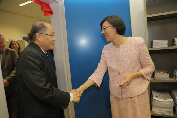 Opening Taiwan Resource Center for Chinese Studies in de vakgroepbibliotheek Sinologie-60013