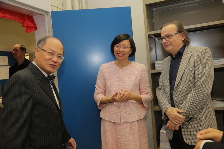 Opening Taiwan Resource Center for Chinese Studies in de vakgroepbibliotheek Sinologie-60015