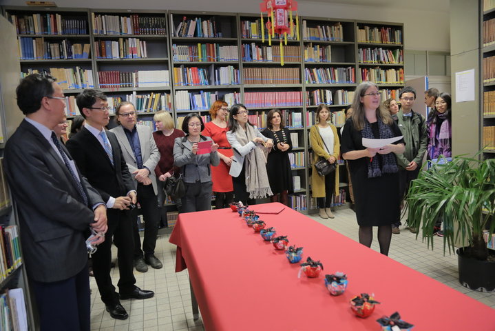Opening Taiwan Resource Center for Chinese Studies in de vakgroepbibliotheek Sinologie-60022