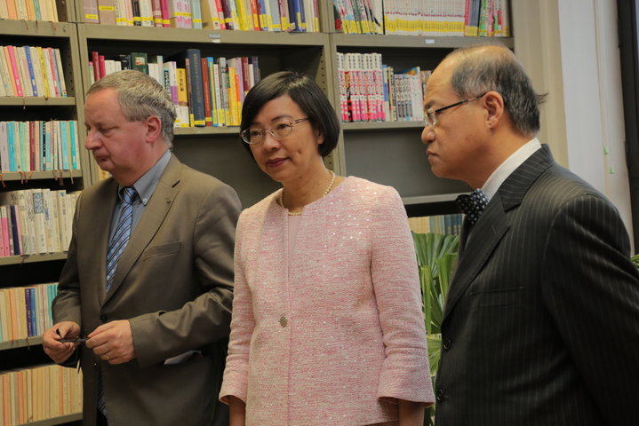 Opening Taiwan Resource Center for Chinese Studies in de vakgroepbibliotheek Sinologie-60027