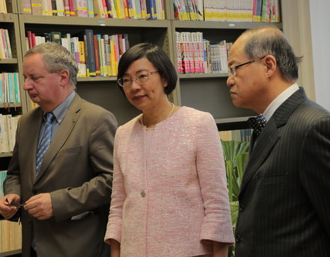Opening Taiwan Resource Center for Chinese Studies in de vakgroepbibliotheek Sinologie-60027