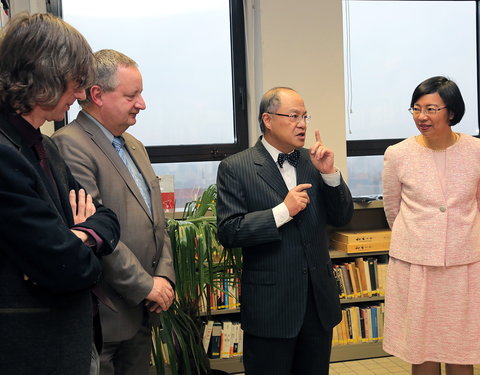 Opening Taiwan Resource Center for Chinese Studies in de vakgroepbibliotheek Sinologie-60037