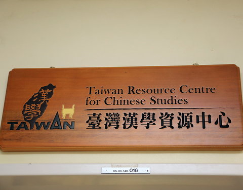 Opening Taiwan Resource Center for Chinese Studies in de vakgroepbibliotheek Sinologie-60059